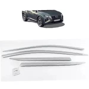 투싼 NX4 크롬 썬바이저 빗물받이 햇빛가리개