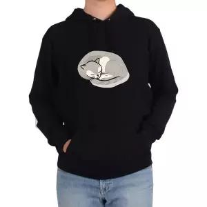 [하프클럽/]후드티 고양이 야옹이 낮잠 추위그림 다양한 색상 사이즈