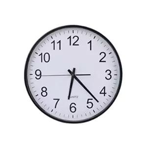 숫자큰 거실 안방 무소음 원형 벽시계 블랙 34.5cm (KYR-WC95326)