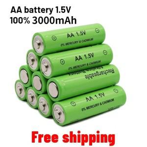 시계 마우스 컴퓨터 장난감 등용 AA 배터리 NI-MH 1.5 V 3000 MAh 충전식 1-60개