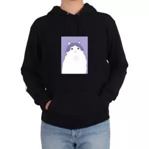 기모후드티 패션고양이 미용 야옹이그림 전색상 사이즈 (WFKBAUT)