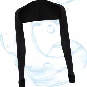 [골드스마일]스포츠 운동 낚시 여름용 볼레로 팔토시 검정색