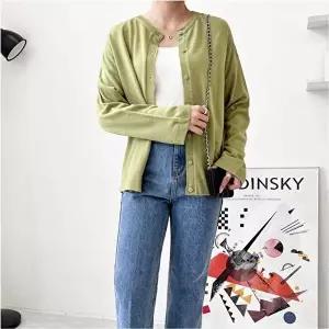여리 루즈오버핏 베이직 스타일 간절기아우터 가디건 (KYR-WEA37E8)