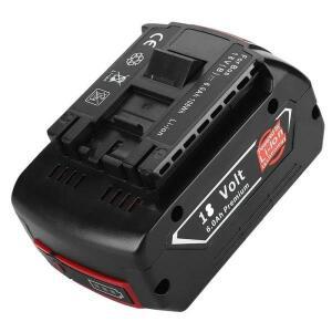 충전식 리튬 이온 배터리 18V 보쉬 10.0A 예비 부품 휴대용 BAT609 표시등 10000mah