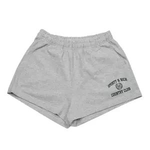 스포티앤리치 바시티 크레스트 디스코 반바지 SH037606218GY03