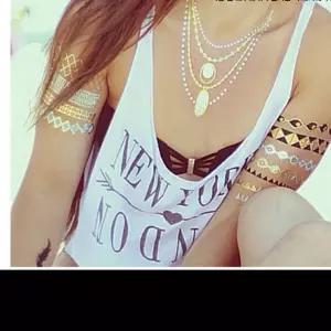 스티커 메탈릭 타투 금박헤나스티커 메탈헤나스티커 붙이는타투스티커