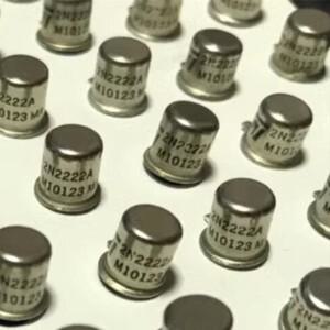 삼극관 트랜지스터  금속 캡슐화 케이스 2N2222 TO-18 NPN 40V 0.8A  5개 20 100개