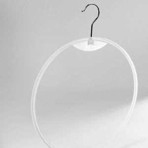 10Pcs 흰색 플라스틱 라운드 비키니 옷걸이 팬티 반지 옷장 ganizers 속옷 디스플레이 헤비 듀티 옷 멀티