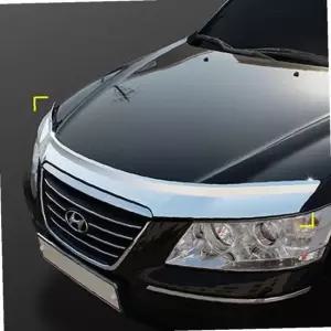 NF소나타 본넷 가드 크롬 후드 버그 가드 보호 몰딩