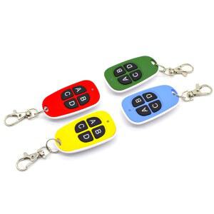 433MHZ 복제기 4키 코드 복사 리모컨 무선 유니버설 도어 복제 키 433.92 MHz 클로닝 게이트 차고