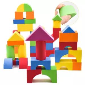 T 오즈토이 EVA 세이프블럭 u2861 49p 말랑 안전 블록 놀이 어린이집 유치원 교재 교구/조합/어린이/창의력