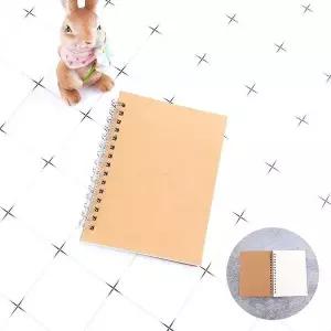 [셀러에이드]스케치북 A6 크라프트 무지 노트