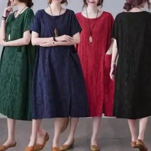 자가드 CESS 치마원피스 박시핏원피스 원피스 WFLMURA