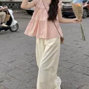 [리더스] 데일리 파스텔 블라우스 여름 가벼운 나시