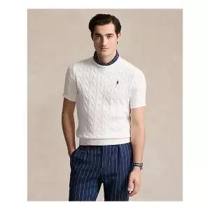 폴로 랄프 로렌 남성 케이블 니트 코튼 스웨터MNPOSWE1N820026100