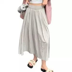 [라일리여성의류] Rly 플레어라인 미니스커트 고무줄 플레어스커트 포치