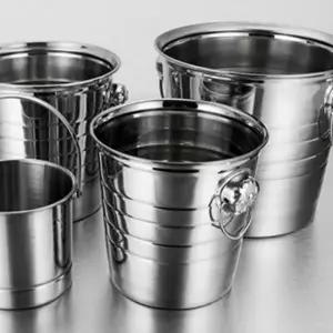 아이스 와인버킷 스테인리스 샴페인 맥주 얼음통 술 보관 바스켓