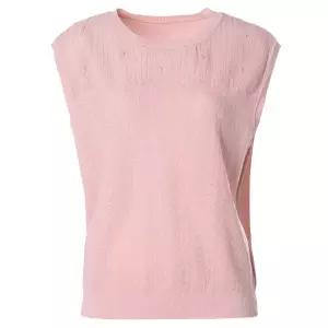 [롯데백화점]벨리시앙 라운드넥 비스코스민소매블라우스 BL5234