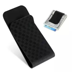 카본 심플 머니클립 명함 지갑