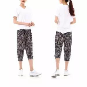 [라일리여성의류] Rly bns 여성용 7부 아이스 쿨바지 FREE 호피