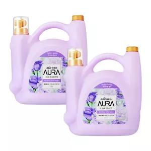 샤프란 아우라 5.5L 대용량 섬유유연제 화이트릴리 X 2개 452265