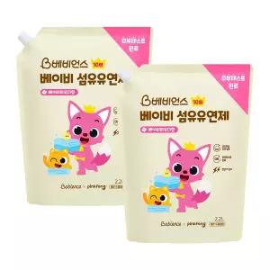 핑크퐁 베이비 섬유유연제 2200ml 리필 X 2개 452266