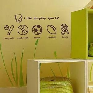 아이라이크스포츠 포인트그래픽스티커 시트지 벽장식 W013801