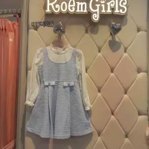 로엠걸즈DP01레이어드블루트위드원피스레이어드블루트위드원피스RGOM2613P