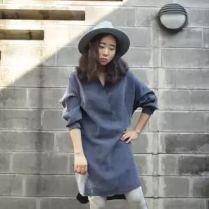 [앞머리]브이넥 카라 원피스 n924 _P034713070