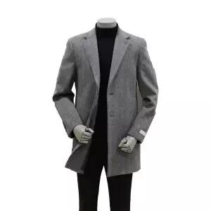 [롯데백화점]본 F/W 캐시미어 혼용 남성 마이크로 체크 체스터 코트 (BN3WHA554CH)