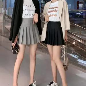스커트 치마 SK 여자 속바지 내장 숏 플리츠 테니스 미니