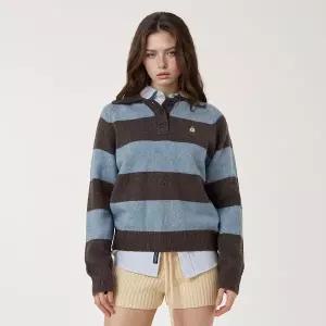 후아유 Boki 스트라이프 Collar Pullover WHKAF4T32F 414922