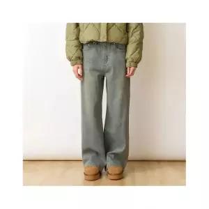 행텐 HC04 여성기모와이드워싱청바지 10490-155-8011100209