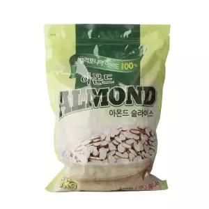 테온셀 메가커피 동서 리치스 아몬드 슬라이스 1kg 2개세트