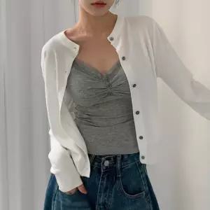 올시즌템/베이직 여리핏,레이어드,베이직퓨레 라운드 가디건 4color