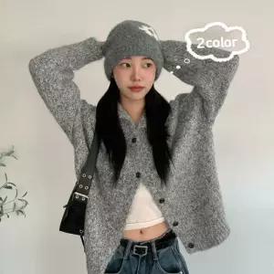 시소 니트 단추 가디건 2color MD PICK 폭닥 니트 스웨터 기본 데일리룩