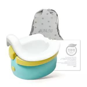 [국내생산] 준주 바나나 휴대용 유아 아기변기 접이식 캠핑 휴대용변기