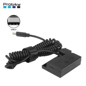 [호환품]캐논 호환 EOS 550D 600D DSLR 카메라용 USB-C 전원 은행 케이블 교체 기능 DR-E8 LP-E8 더미 배터