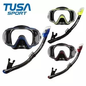 투사 스노쿨링 레저용 마스크 스노클세트 U113732 운동