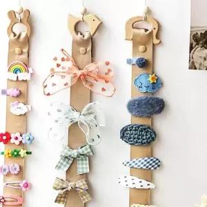 우드 헤어핀 머리핀 정리대 새 정리 정리대 머리핀 WEE36D7