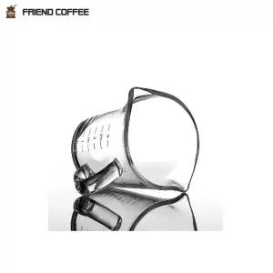 프랜드 유리 에스프레소 샷잔 90ml/스테인/스팀피쳐/저그/라떼/아트/밀크/우유/스팀/커피/카페/홈카페/드립