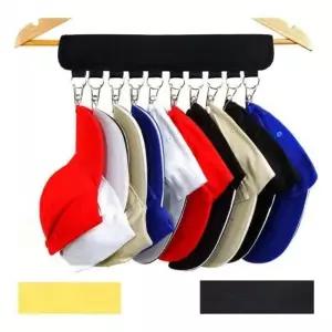 모자 보관 거치 집게형 부착식 정리대 다용도 찍찍이 걸이