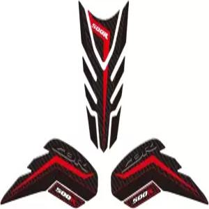 혼다 CBR500R 2024와 호환되는 모터사이클 탱크 스크래치 방지 3D 스티커 오리지널 페인트 무릎 패드