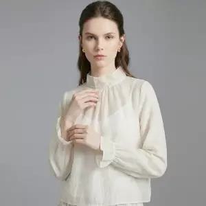 [샵앤] 국산 여성 반목 시스루 프릴 하객룩 블라우스 SIU-WBL-21018