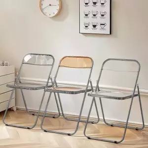 아트박스 마전동상회 카페 접이식의자 아크릴 폴딩체어 간이 의자