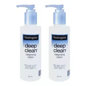 고품질 뉴트로지나 딥클린 클렌징 로션 200ml X 2개 (WFKJZGB)