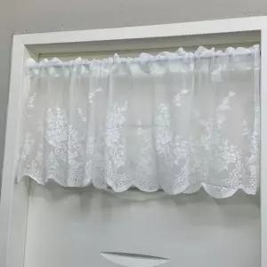 고품질 창문가림막 레이스 화이트 짧은커튼 주방 (WFGTG1O)
