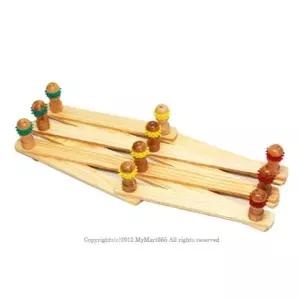 원목고무 자바라 옷걸이45cm 벽걸이 (WFGTN7C)