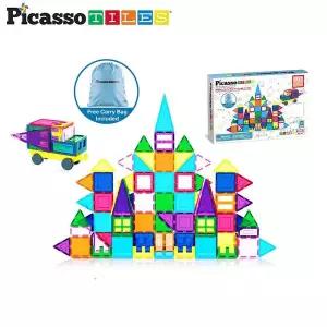 [보리보리/피카소타일]캐리백타입 마그네틱자석블럭 101PCS_PC101 자동차블럭포함