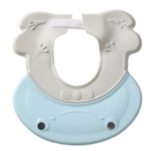 톨스토이 개구리 캐릭터 귀까지 완벽차단 실리콘 샴푸캡_블루